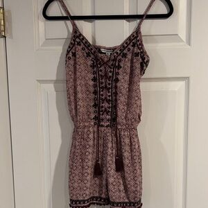 American Eagle Bohemian Spaghetti Strap Romper size XS